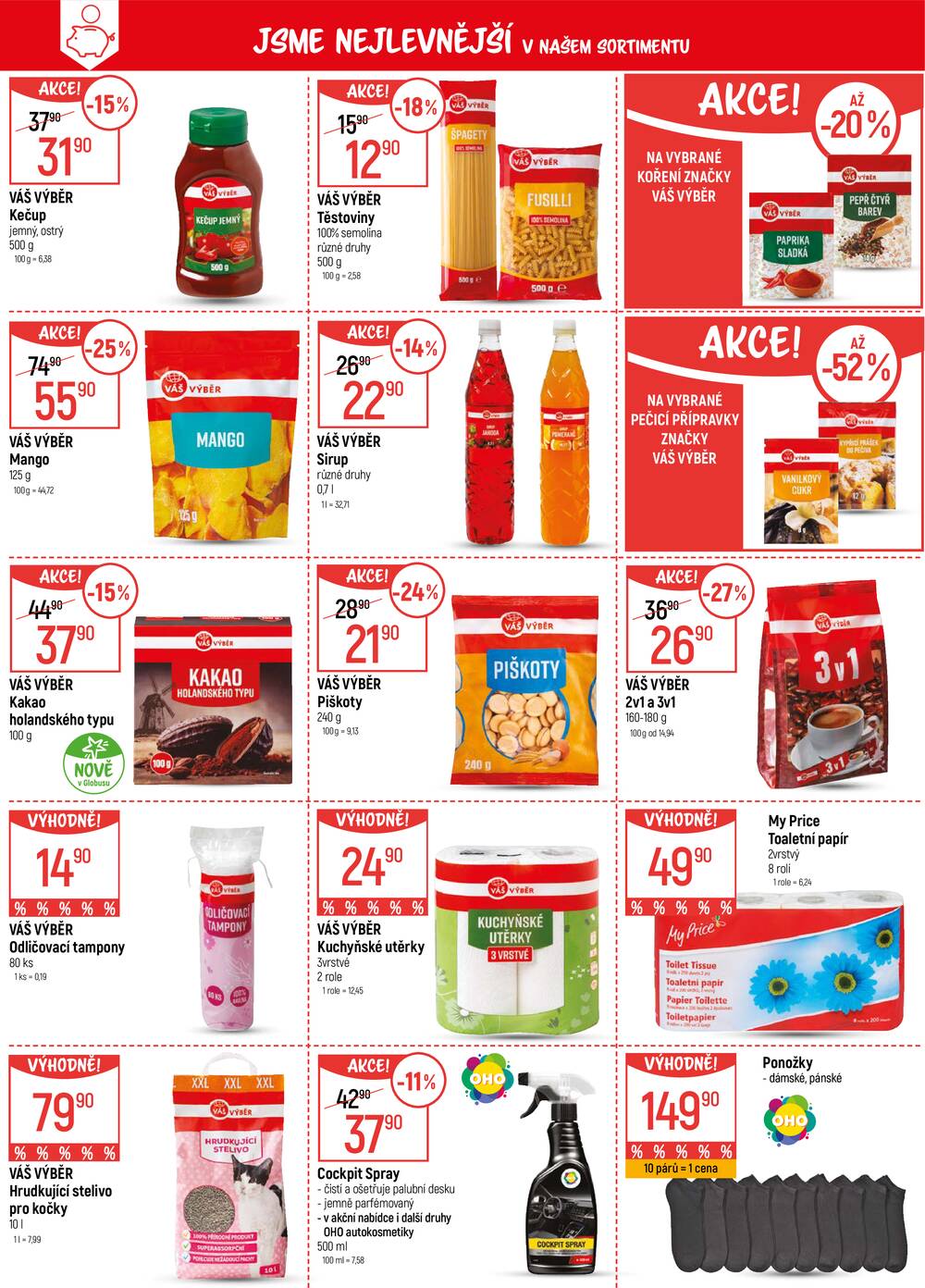 Akční leták Globus 18.3. - 24.3.2026 - Globus České Budějovice