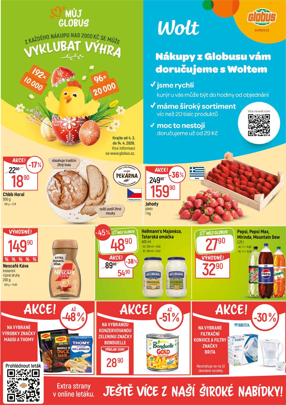 Leták Globus - Akční leták Globus 18.3. - 24.3.2026 - Globus Chomutov - strana 2