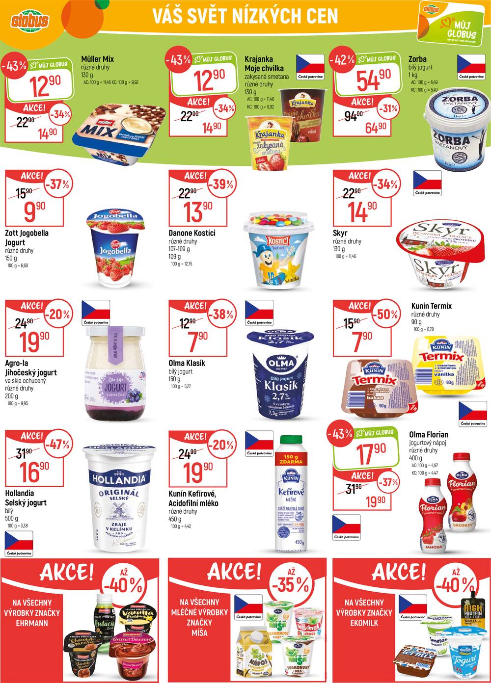 Leták Globus - Akční leták Globus 18.3. - 24.3.2026 - Globus Olomouc - strana 19