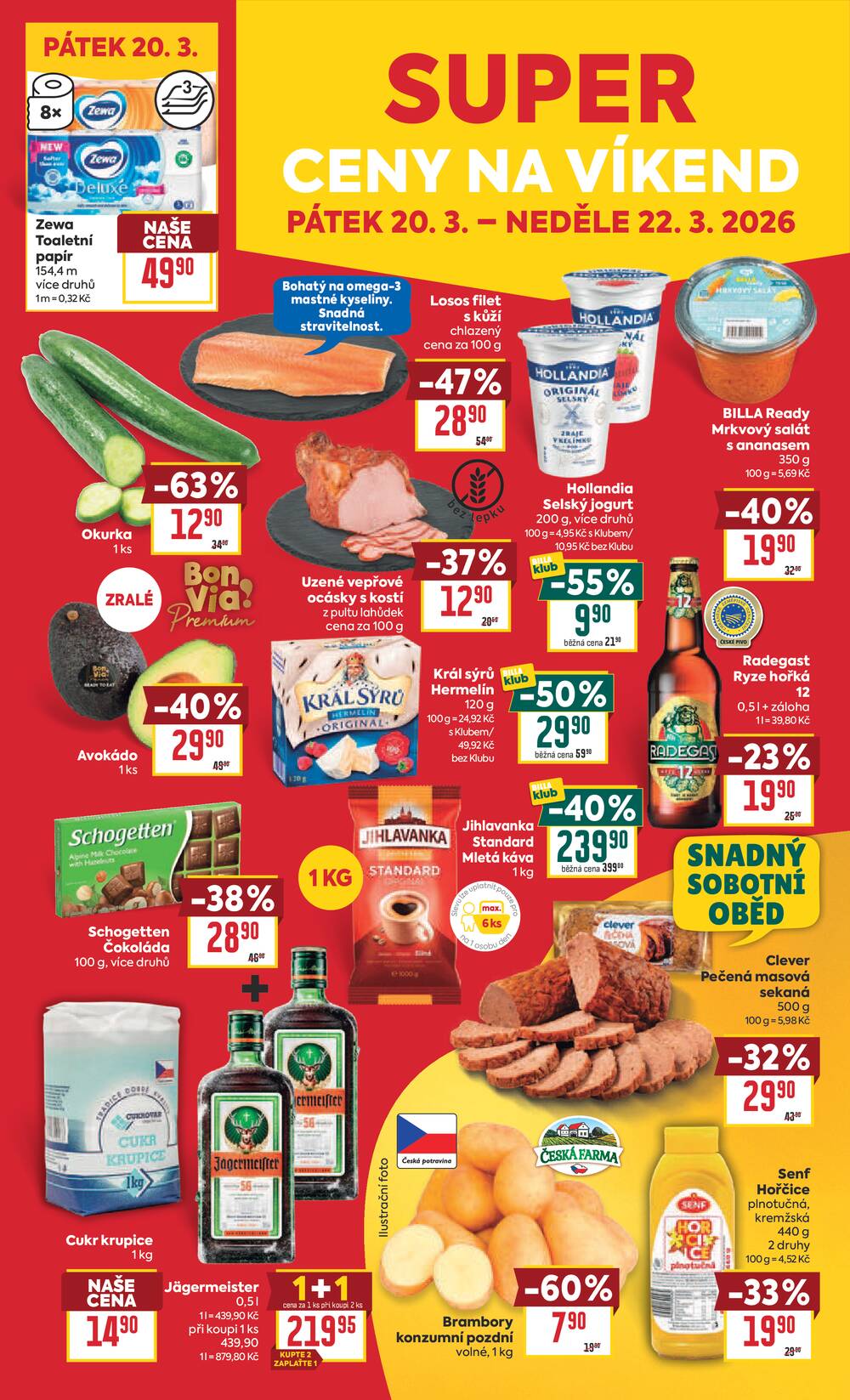 BILLA od 18.3. do 24.3.2026