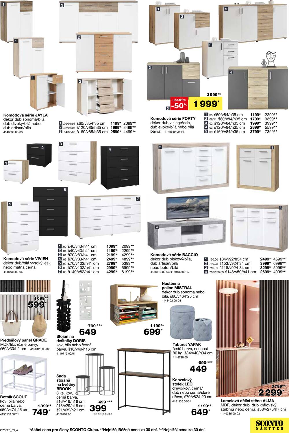 Leták SCONTO Nábytek - Sconto nábytek od 25.3. do 21.4.2026 - strana 9 Leták SCONTO Nábytek - Sconto nábytek od 25.3. do 21.4.2026 - strana 9