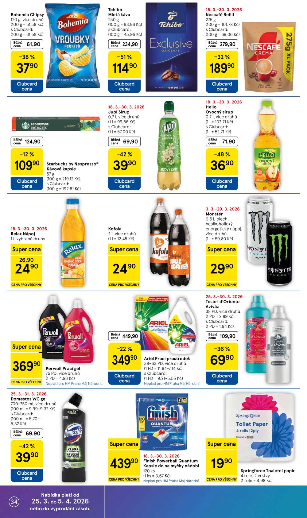 Tesco malé hypermarkety od 25.3. do 30.3.2026