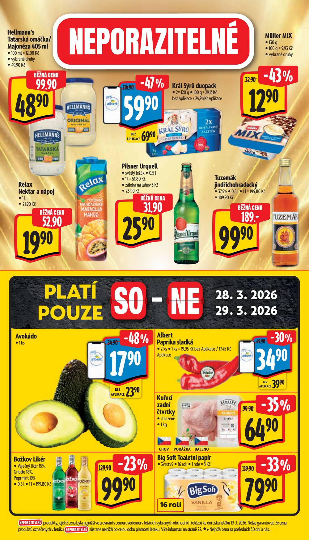 Albert Supermarket Jihomoravský od 25.3. do 31.3.2026