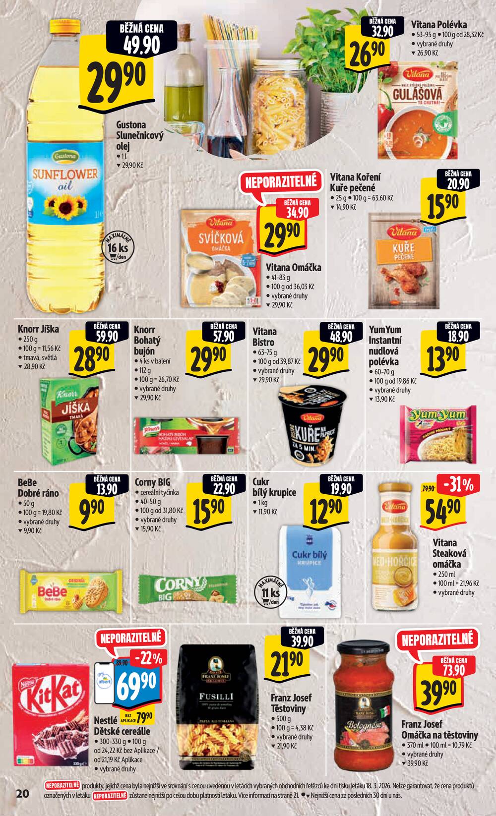 Albert Hypermarket Jihomoravský od 25.3. do 31.3.2026