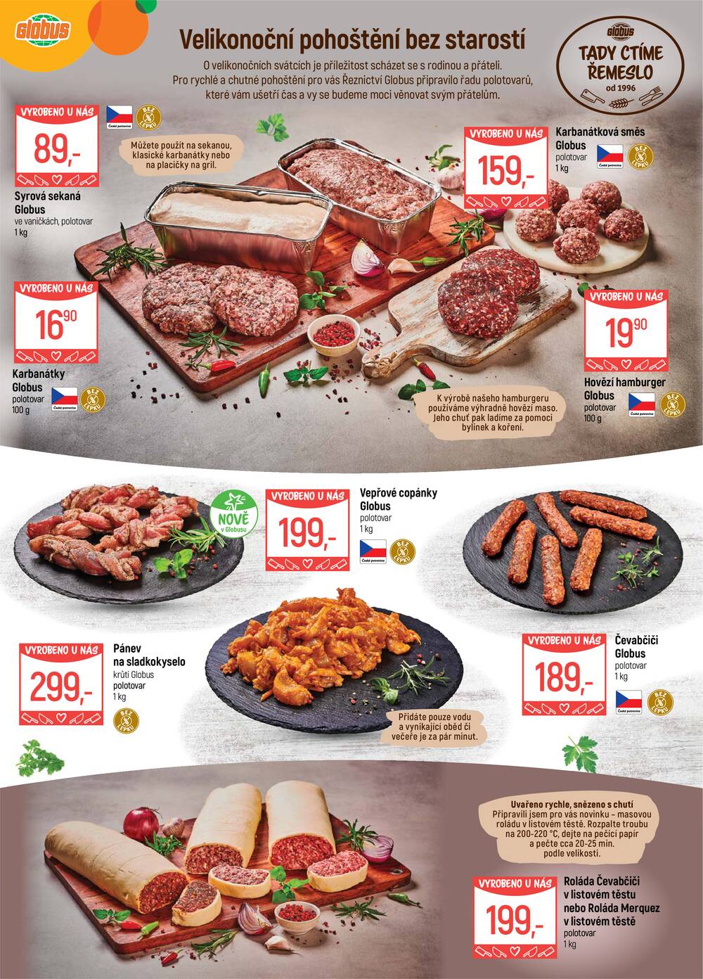 Akční leták Globus 25.3. - 31.3.2026 - Globus Praha - Centrum Černý Most