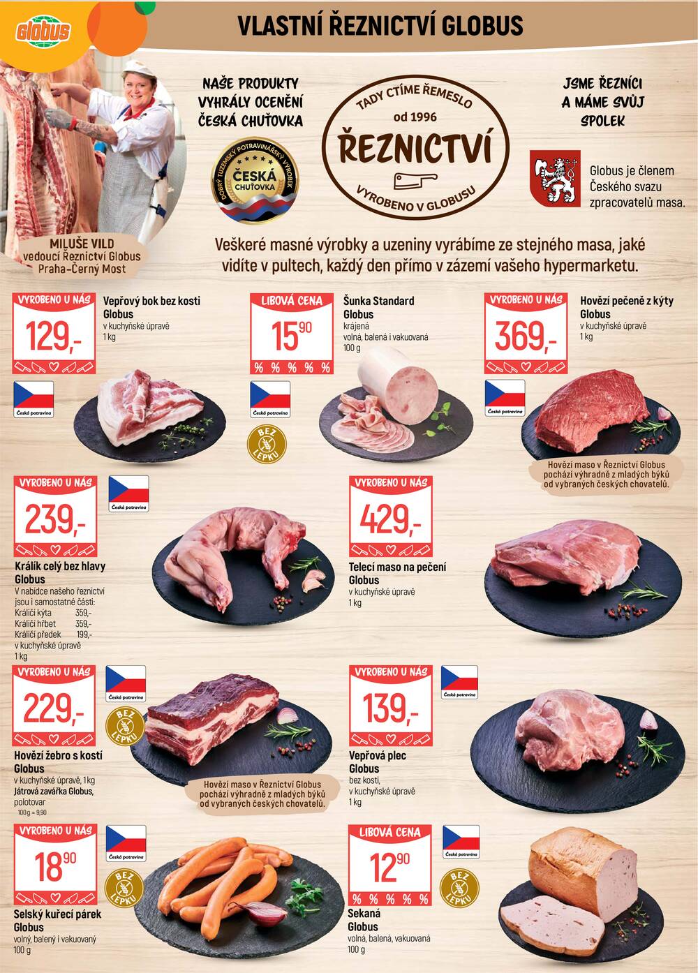 Akční leták Globus 25.3. - 31.3.2026 - Globus Praha - Centrum Černý Most