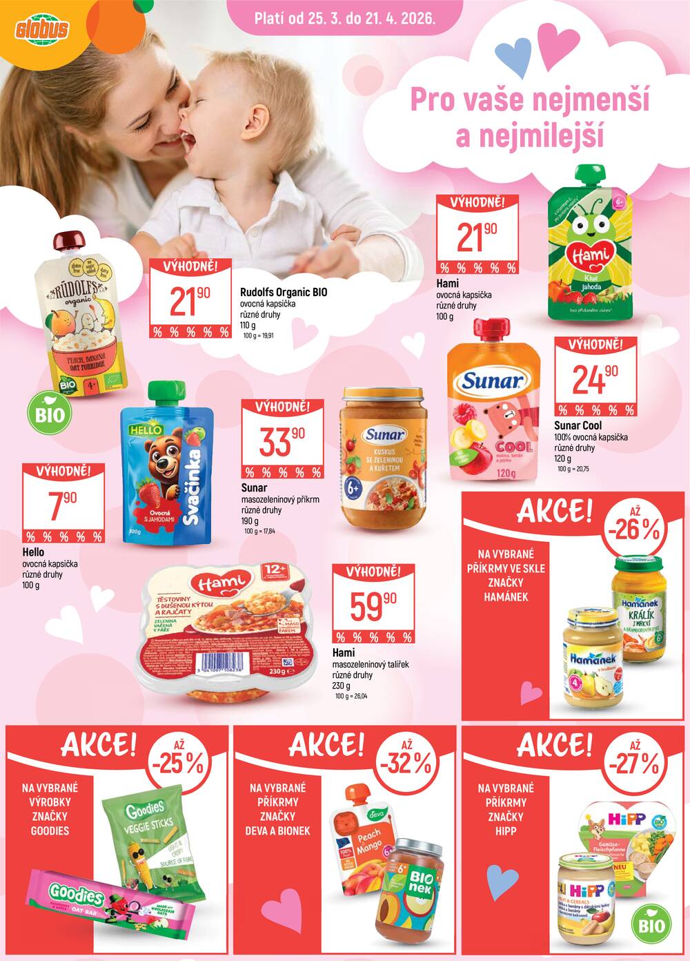 Akční leták Globus 25.3. - 31.3.2026 - Globus Praha - Centrum Černý Most