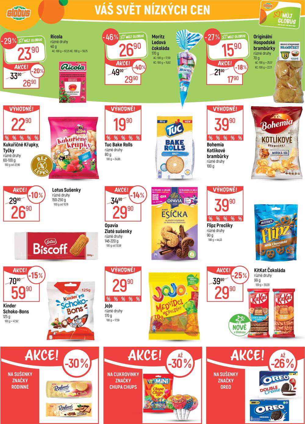 Akční leták Globus 25.3. - 31.3.2026 - Globus Praha - Zličín