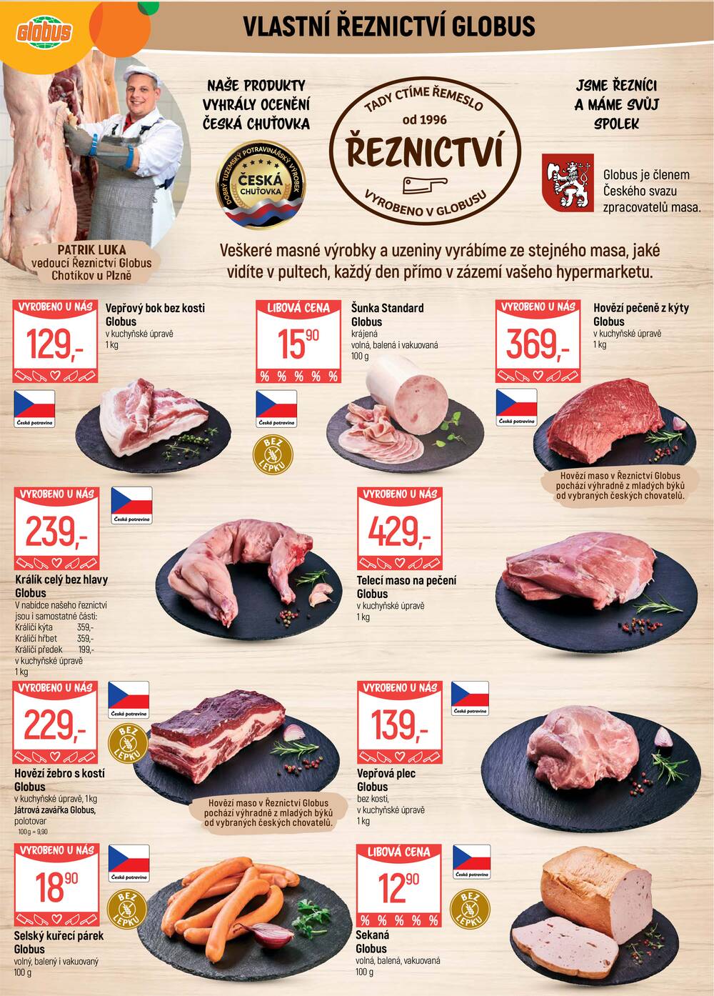 Akční leták Globus 25.3. - 31.3.2026 - Globus Chotíkov u Plzně