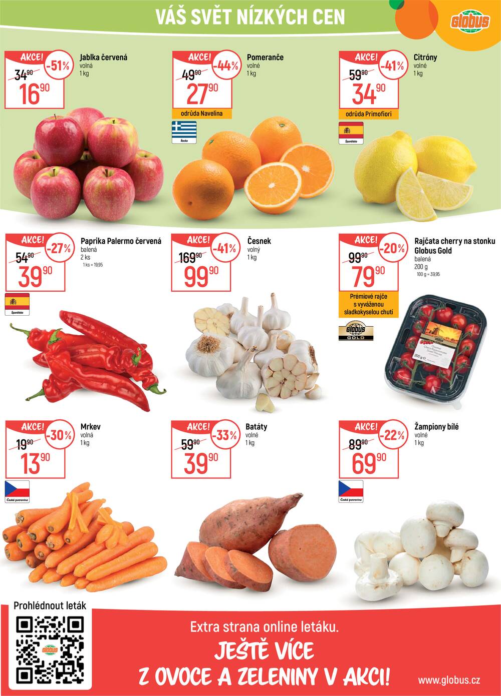 Akční leták Globus 25.3. - 31.3.2026 - Globus Chotíkov u Plzně