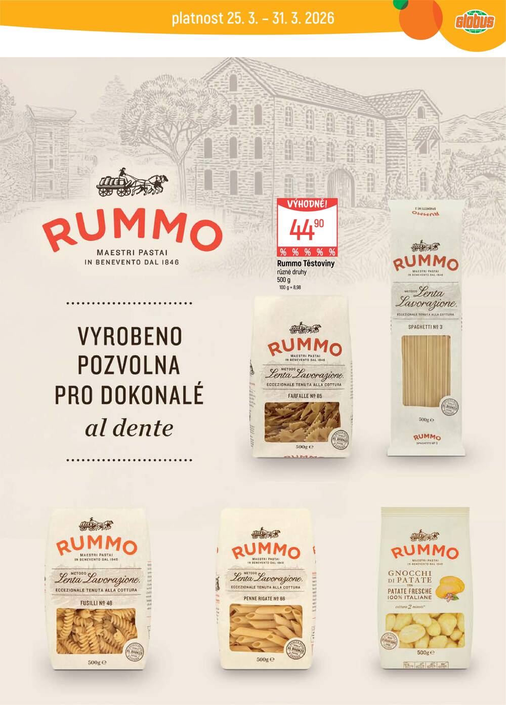 Akční leták Globus 25.3. - 31.3.2026 - Globus Chotíkov u Plzně