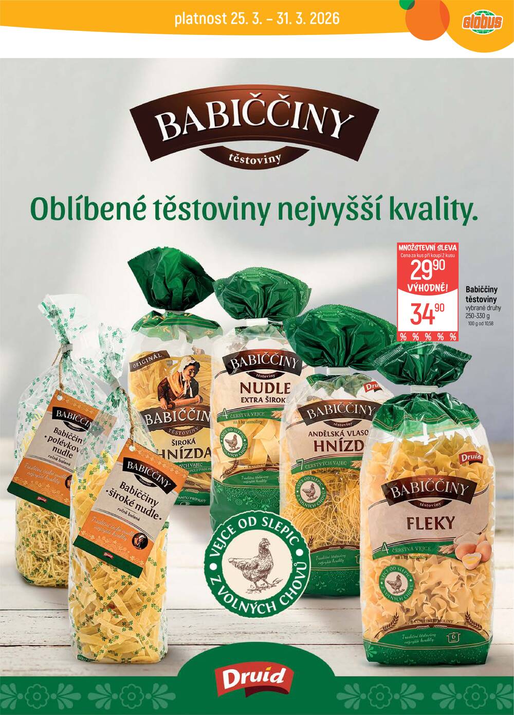 Akční leták Globus 25.3. - 31.3.2026 - Globus Chotíkov u Plzně