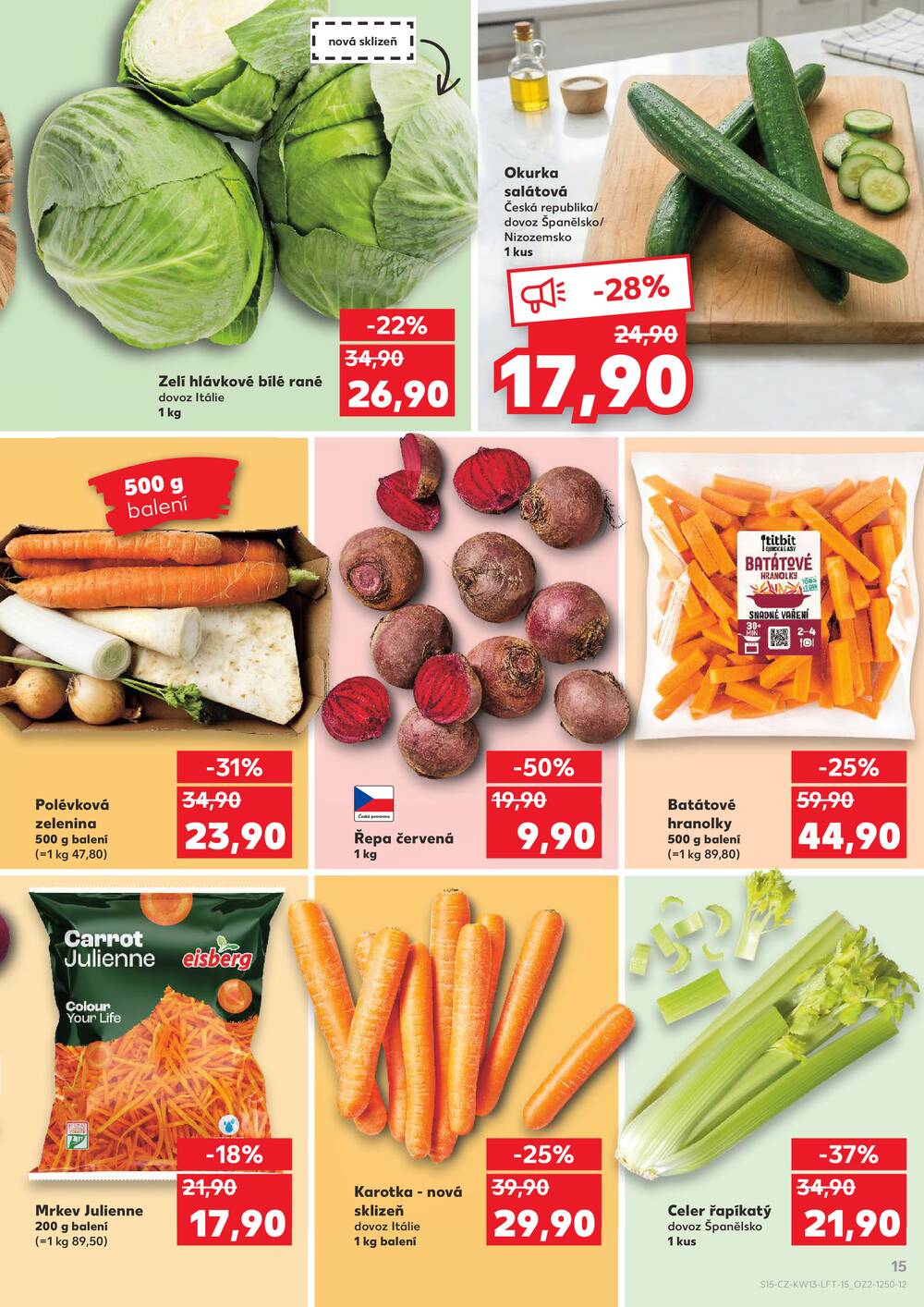 Leták Kaufland - Kaufland 25.3. - 31.3. - Kaufland Praha-Barrandov - strana 15