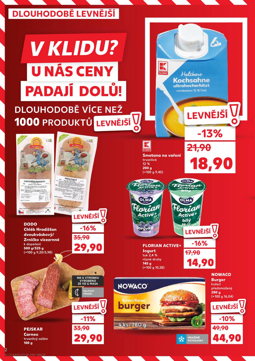 Leták Kaufland - Kaufland 25.3. - 31.3. - Kaufland - Veselí nad Lužnicí - Budějovická - strana 2