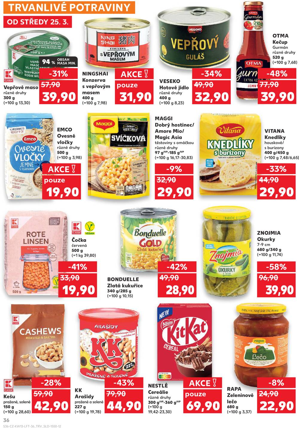 Kaufland 25.3. - 31.3. - Kaufland - Rožnov pod Radhoštěm - Meziříčská