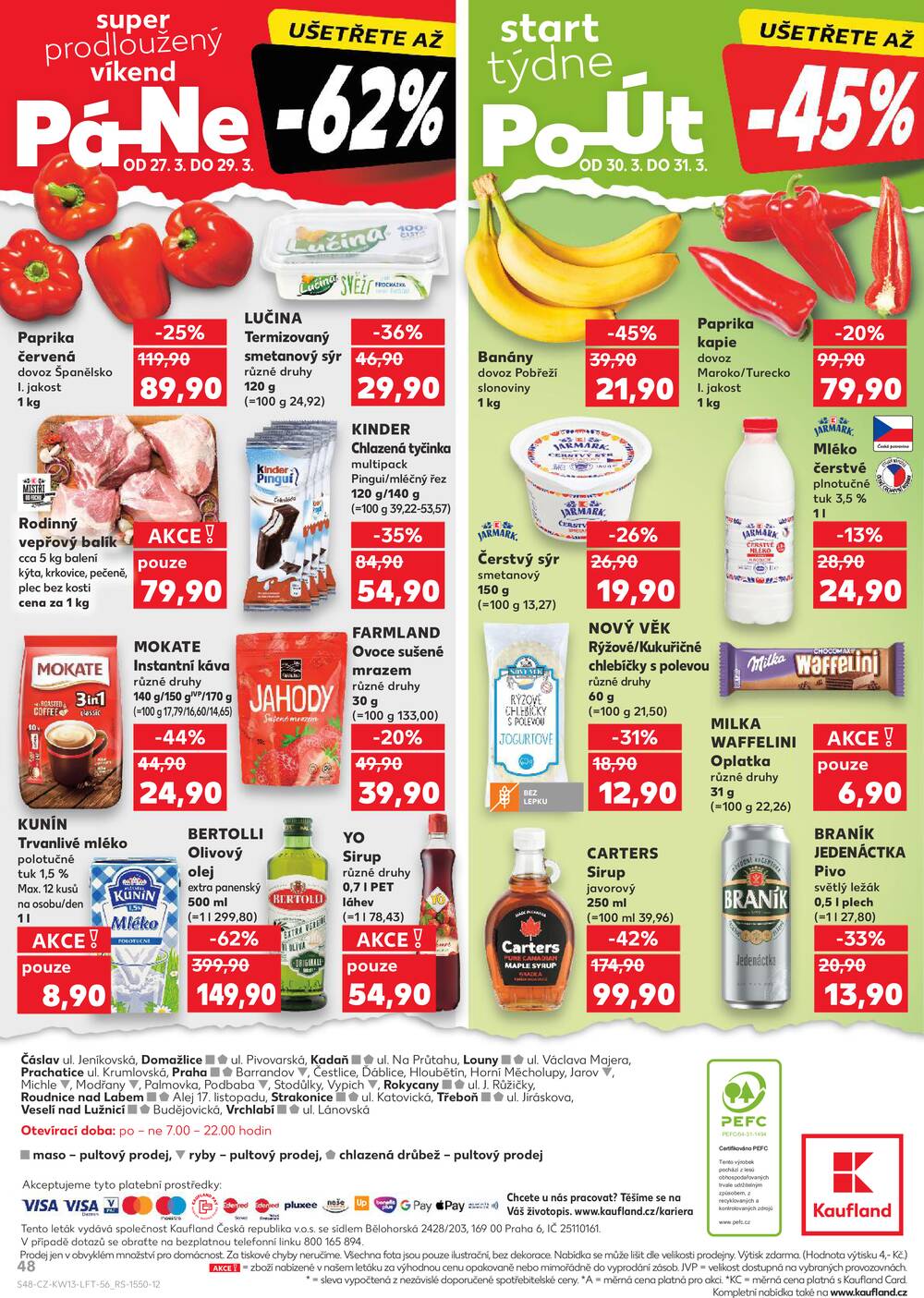 Kaufland 25.3. - 31.3. - Kaufland - Vrchlabí