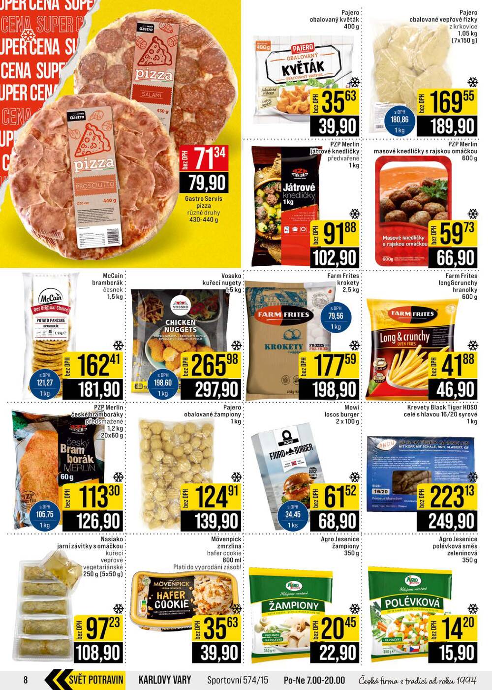 Leták JIP - JIP Cash & Carry Brno, Praha, Ostrava, Jilemnice, Pardubice, Ostrava, Karlovy Vary, Olomouc a Zlín od 25.3. do 31.3.2026 - strana 8