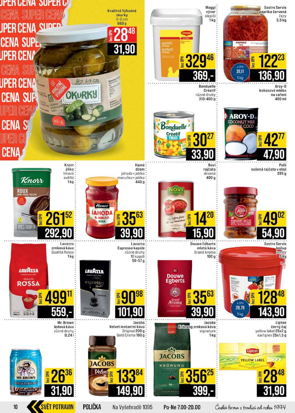 Leták JIP - JIP Cash & Carry České Budějovice, Most, Náchod, Polička, Sušice a Svoboda nad Úpou od 25.3. do 31.3.2026 - strana 10