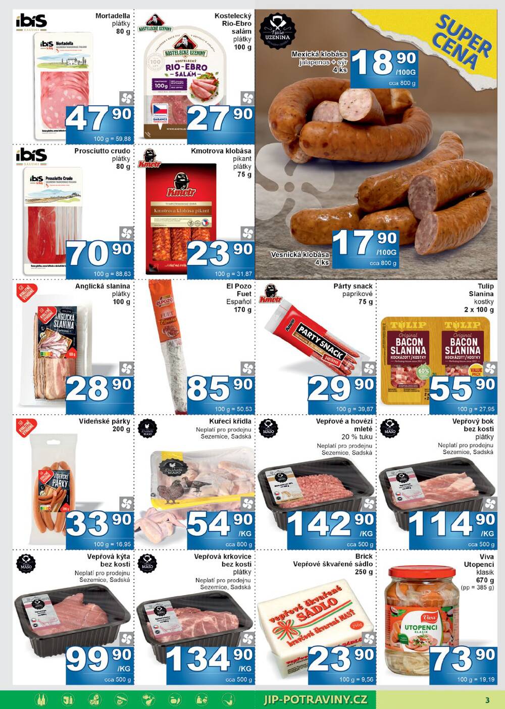 JIP Maloobchod od 25.3. do 5.4.2026