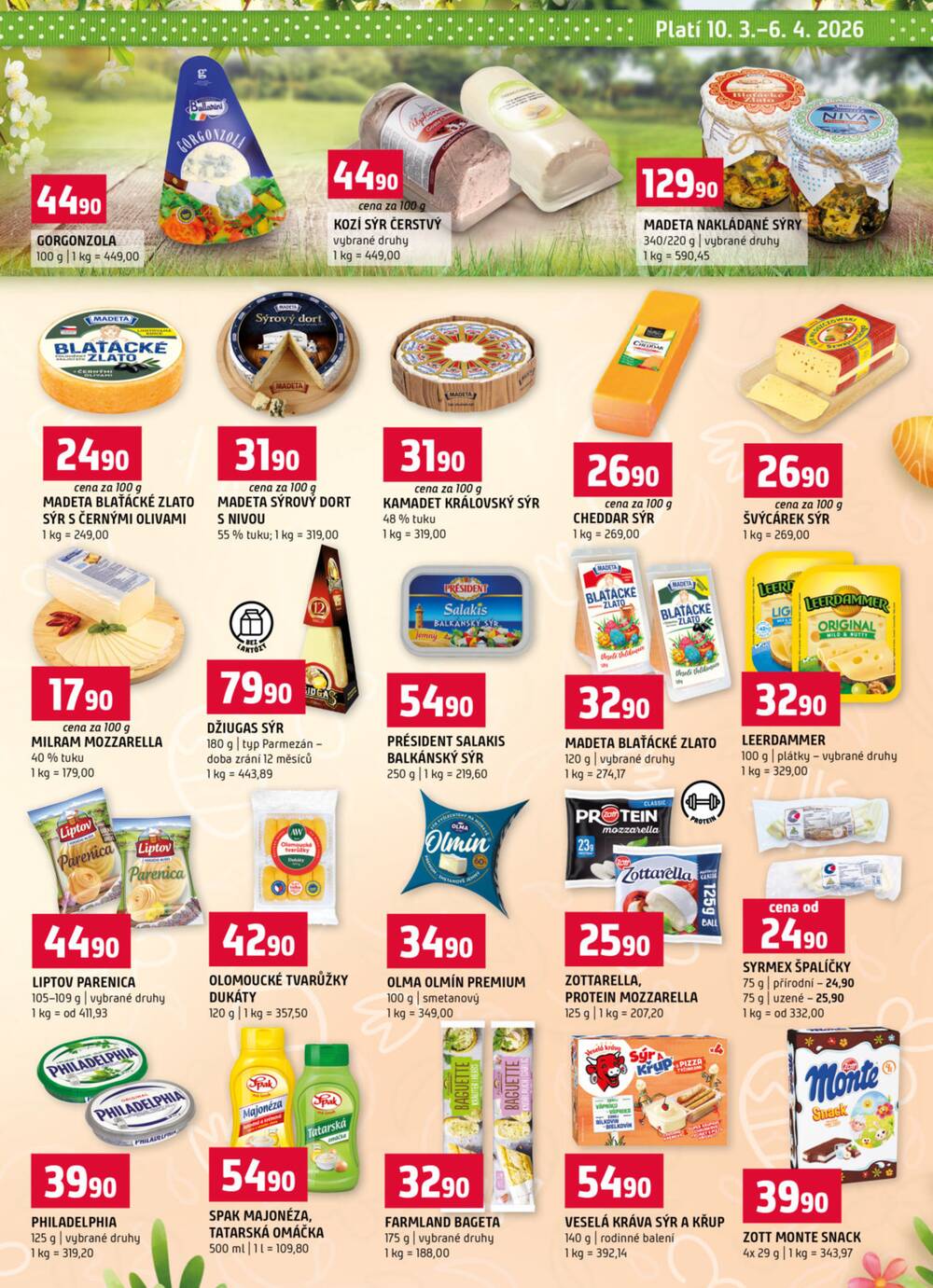 Leták Terno - Terno České Budějovice, Třeboň, Trhové sviny, Bechyně, Týn nad Vltavou od 1.4. do 7.4.2026 - strana 20