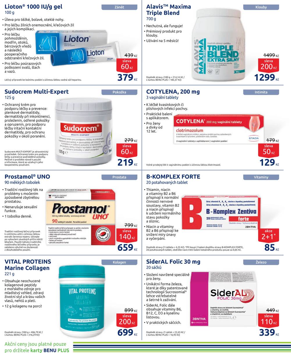 Leták BENU - Benu od 1.4. do 30.4.2026 - strana 2