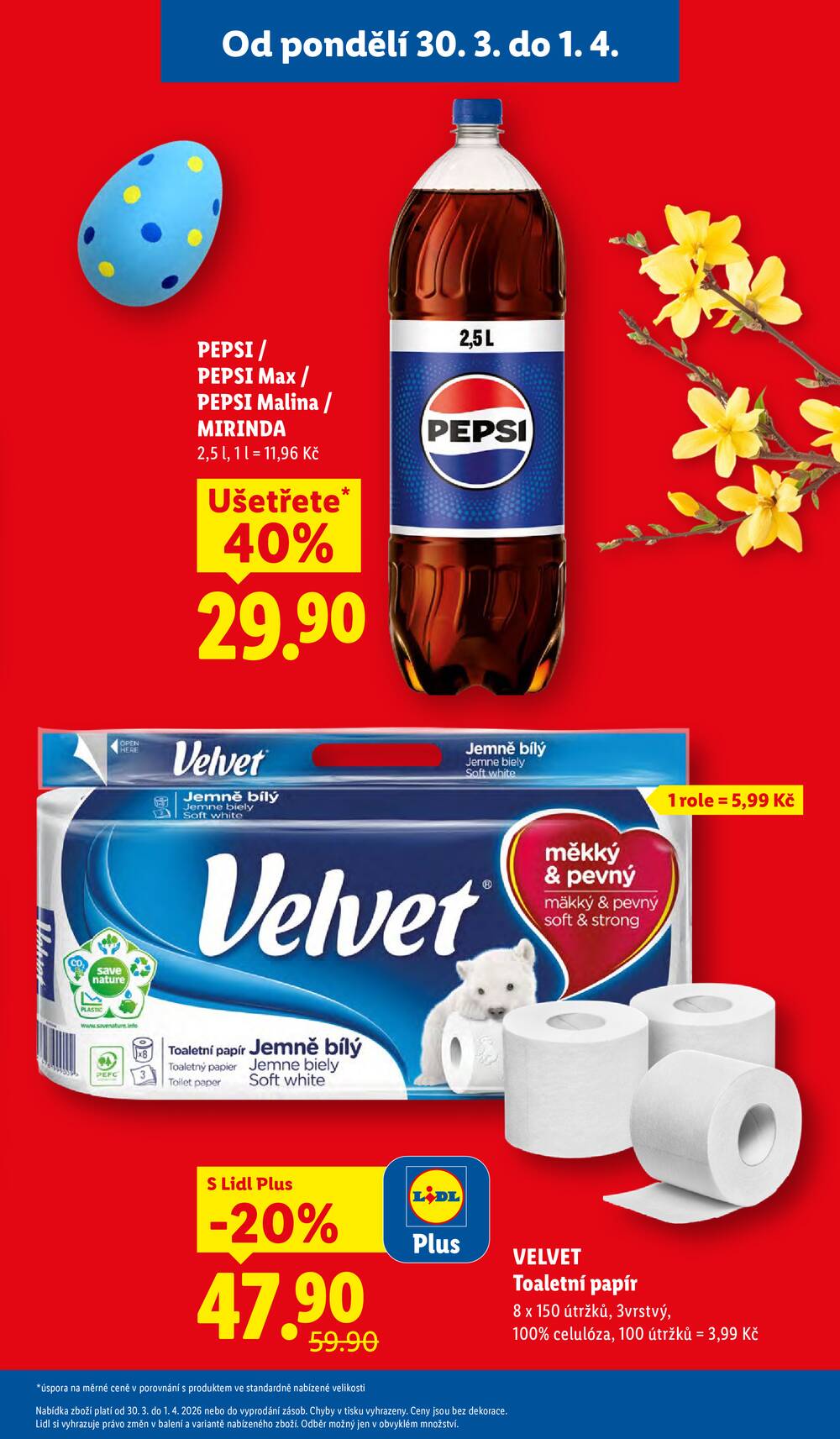 Lidl od 30.3. do 1.4.2026