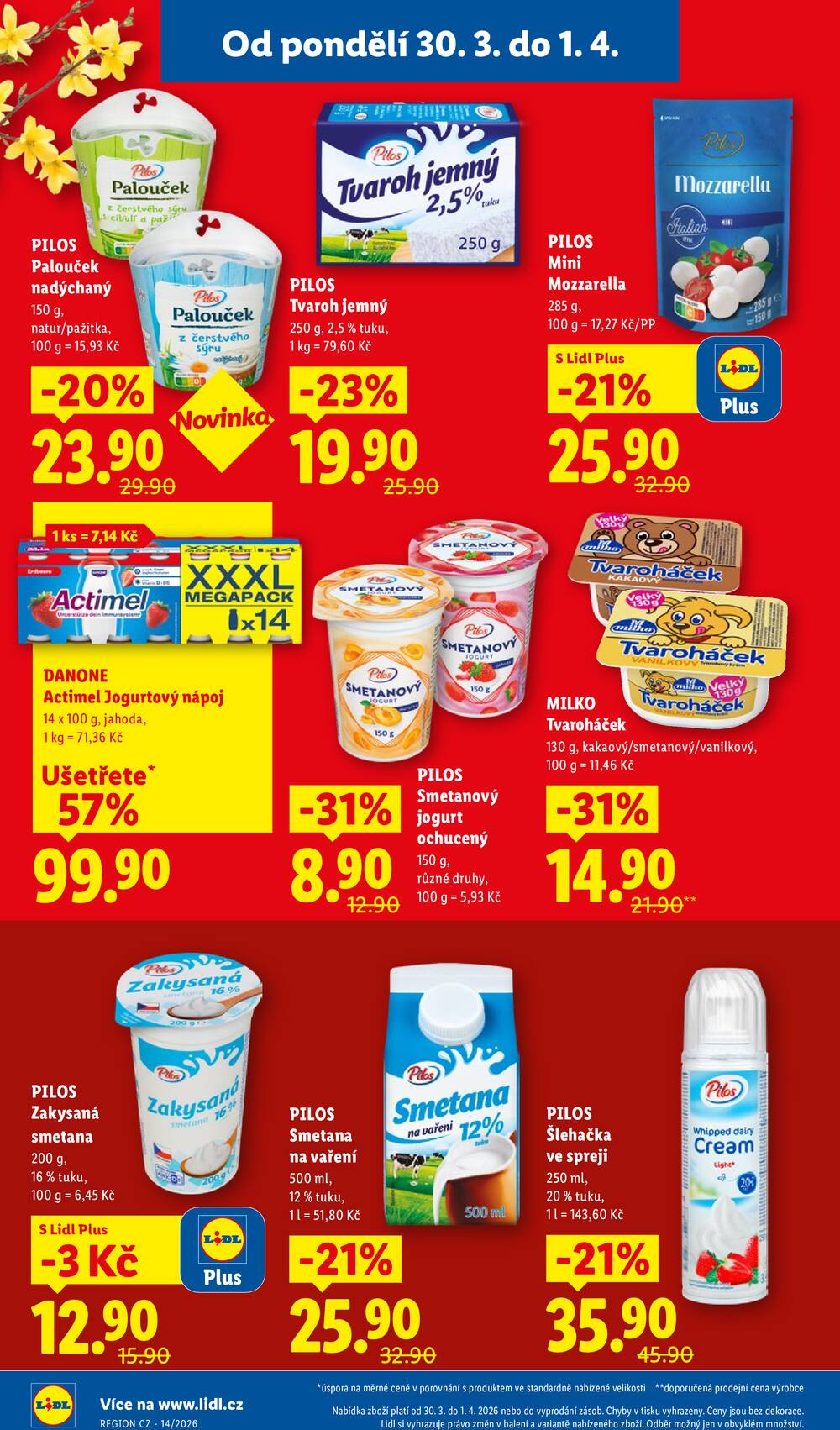 Lidl od 30.3. do 1.4.2026