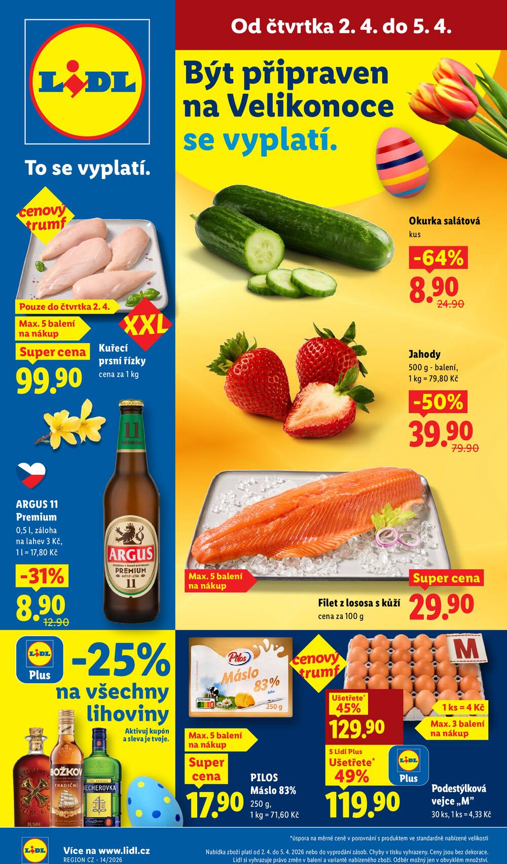 Lidl Čtvrtek od 2.4. do 5.4.2026