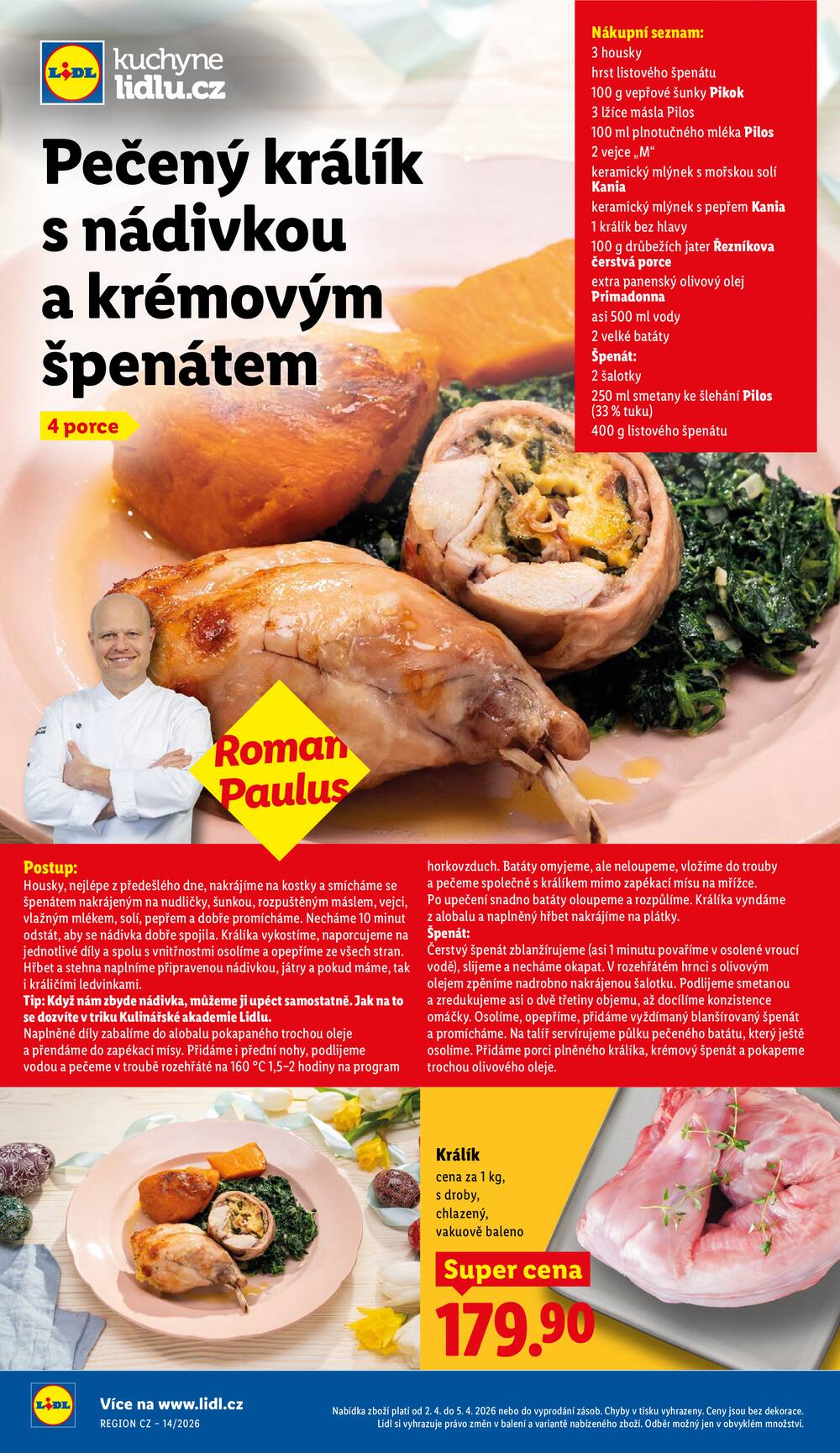 Lidl Čtvrtek od 2.4. do 5.4.2026