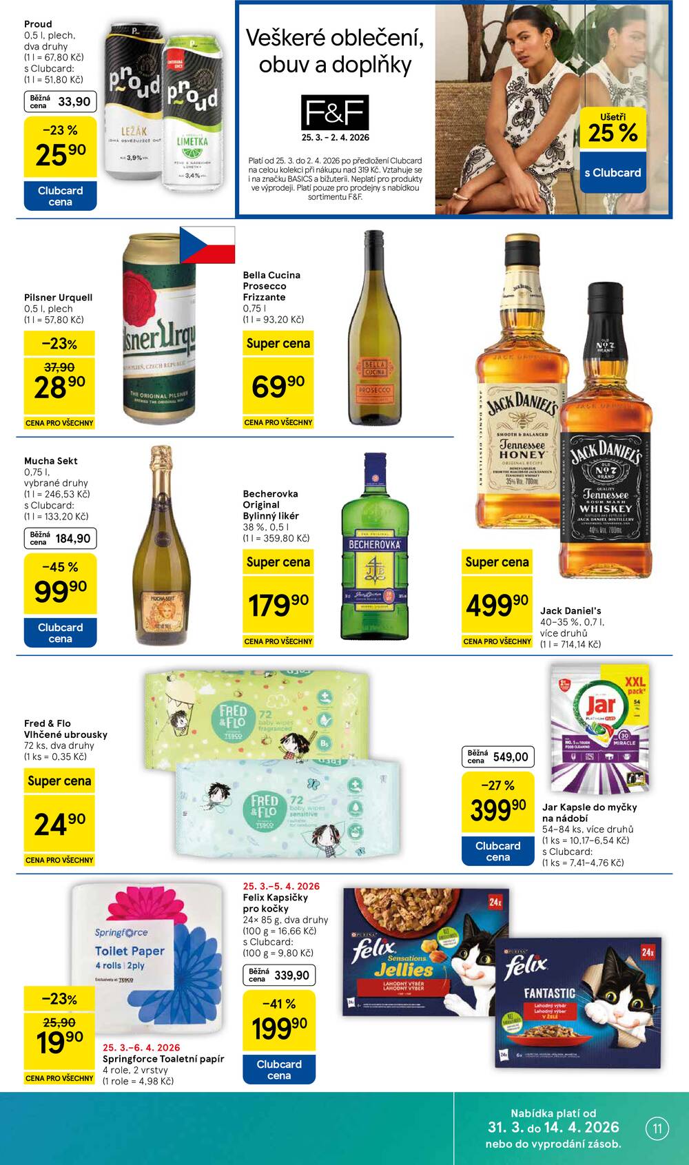 Tesco malé hypermarkety od 31.3. do 5.4.2026