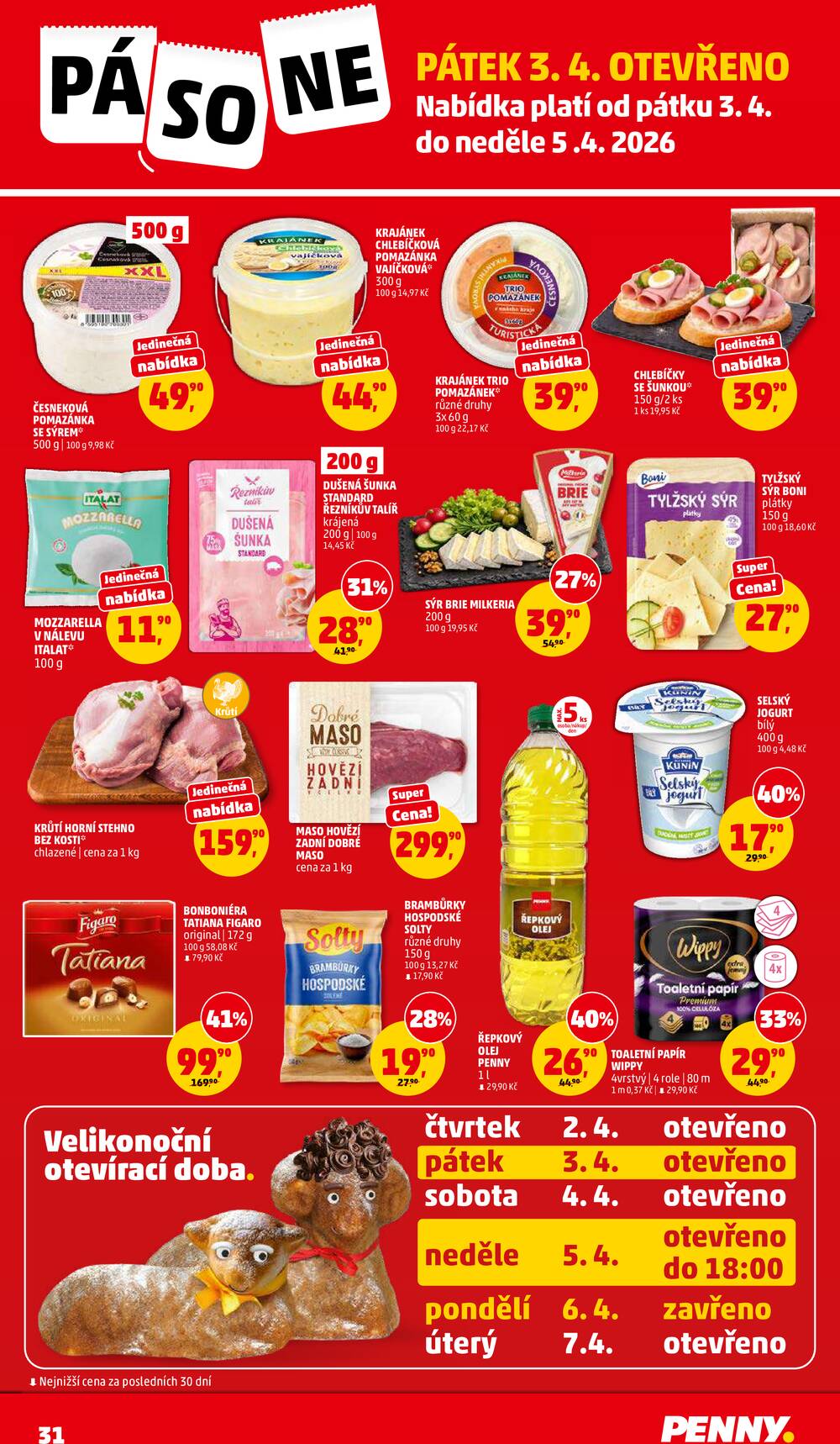 Penny Market od 1.4. do 7.4.2026