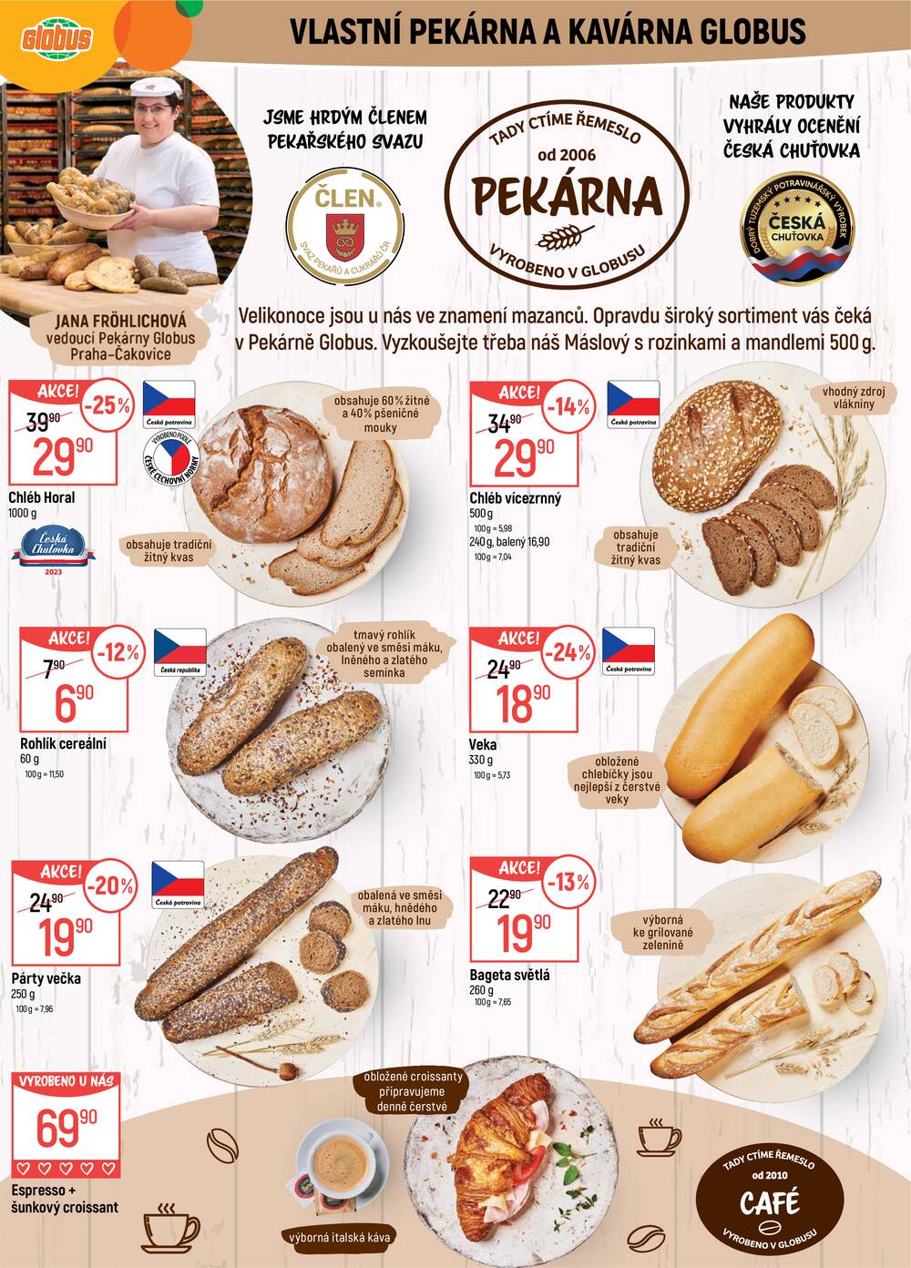 Akční leták Globus 1.4. - 7.4.2026 - Globus Praha - Čakovice