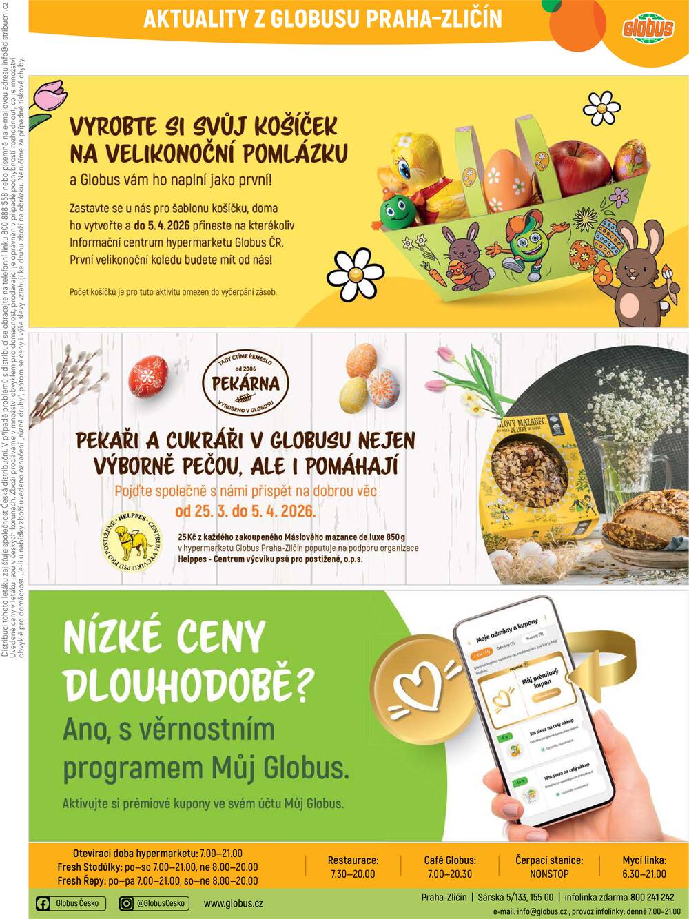 Akční leták Globus 1.4. - 7.4.2026 - Globus Praha - Zličín