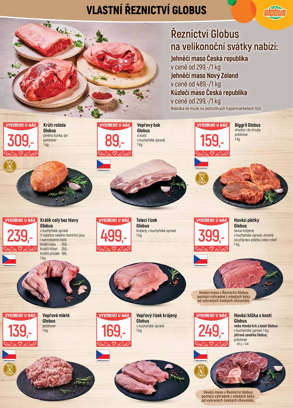 Akční leták Globus 1.4. - 7.4.2026 - Globus České Budějovice