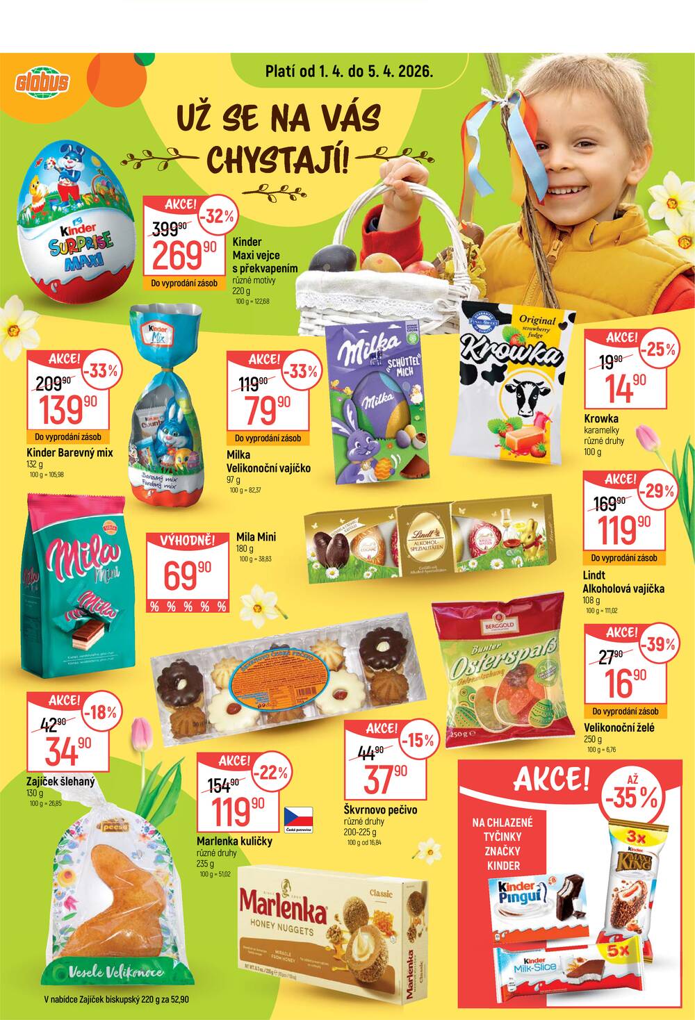 Akční leták Globus 1.4. - 7.4.2026 - Globus Havířov