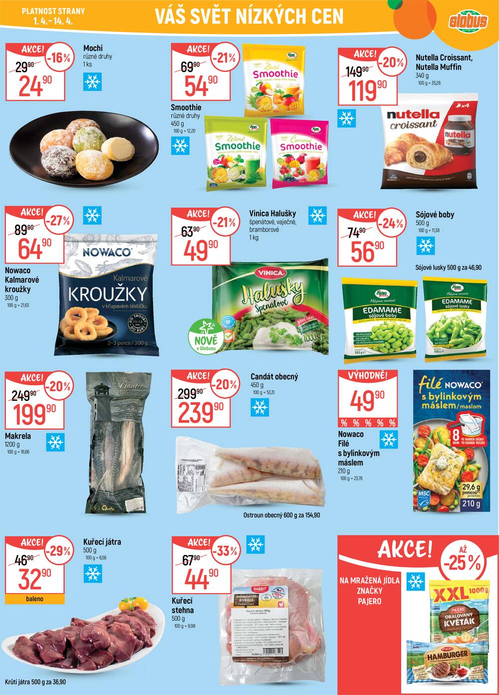 Akční leták Globus 1.4. - 7.4.2026 - Globus Havířov