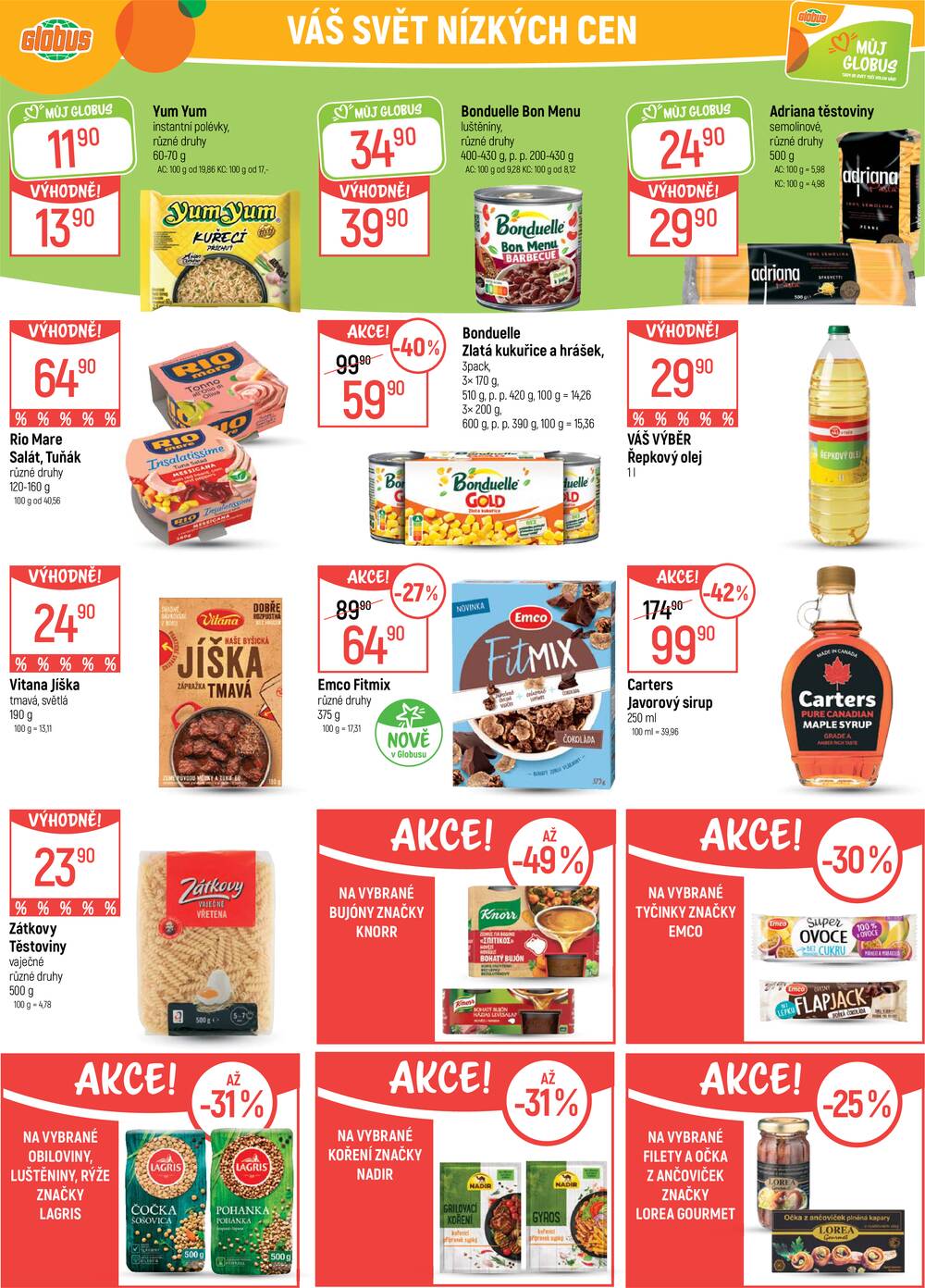 Akční leták Globus 1.4. - 7.4.2026 - Globus Havířov