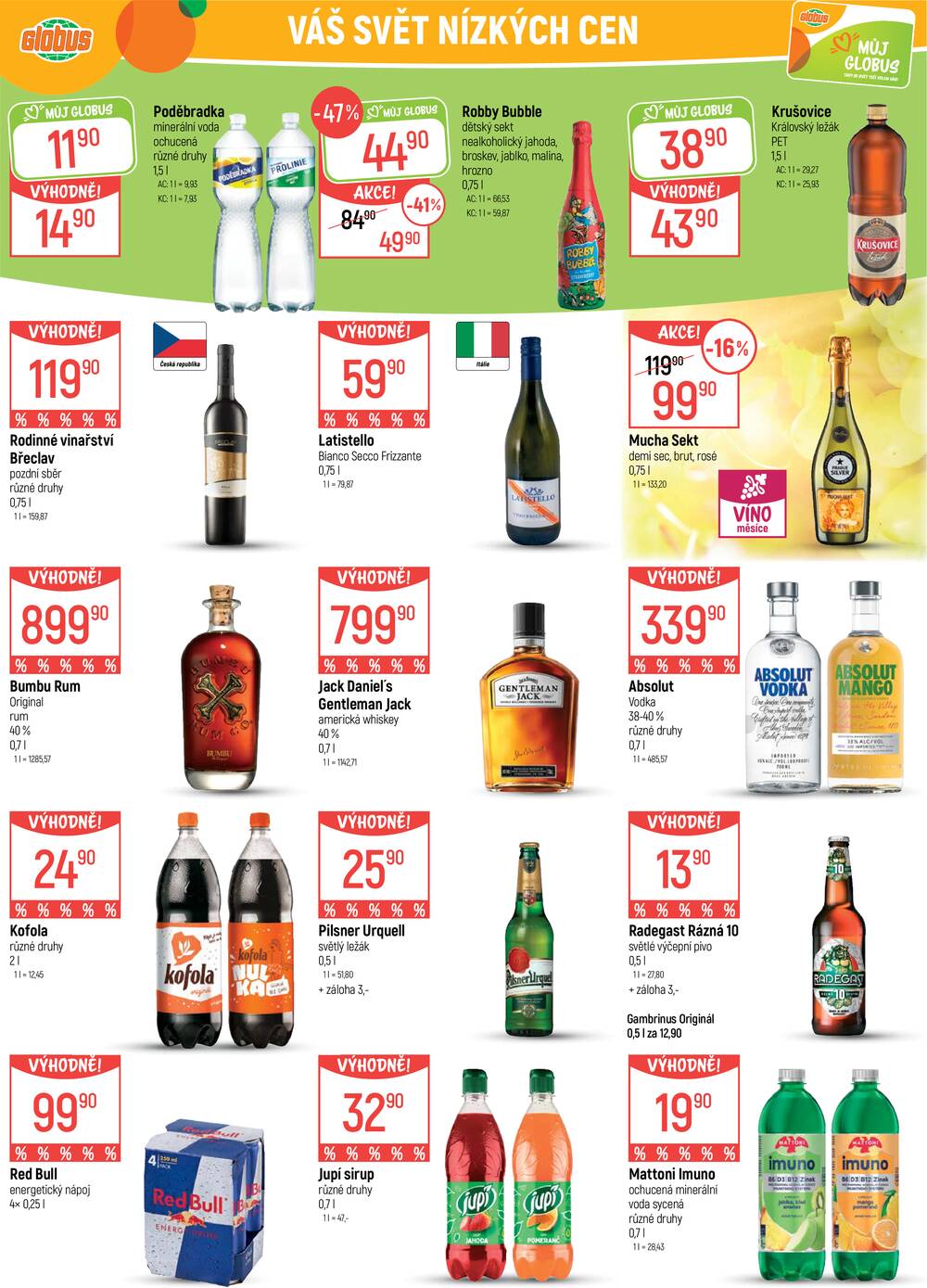 Akční leták Globus 1.4. - 7.4.2026 - Globus Havířov