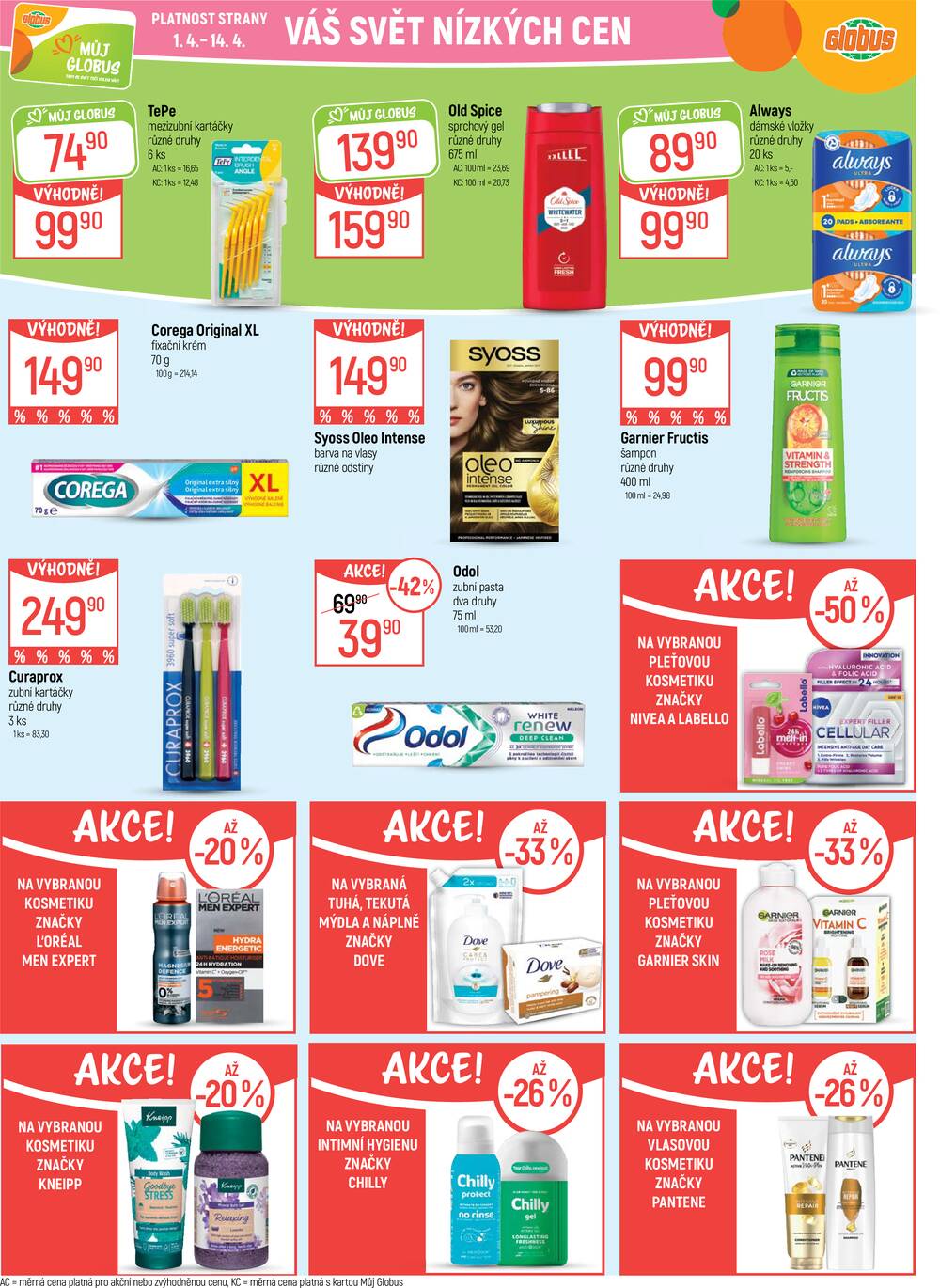 Akční leták Globus 1.4. - 7.4.2026 - Globus Havířov