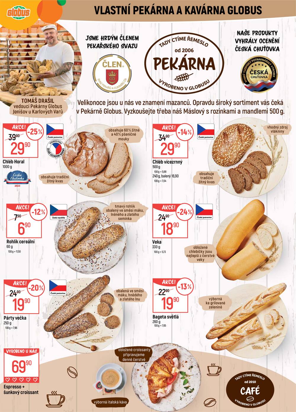 Akční leták Globus 1.4. - 7.4.2026 - Globus Jenišov u Karlových Varů