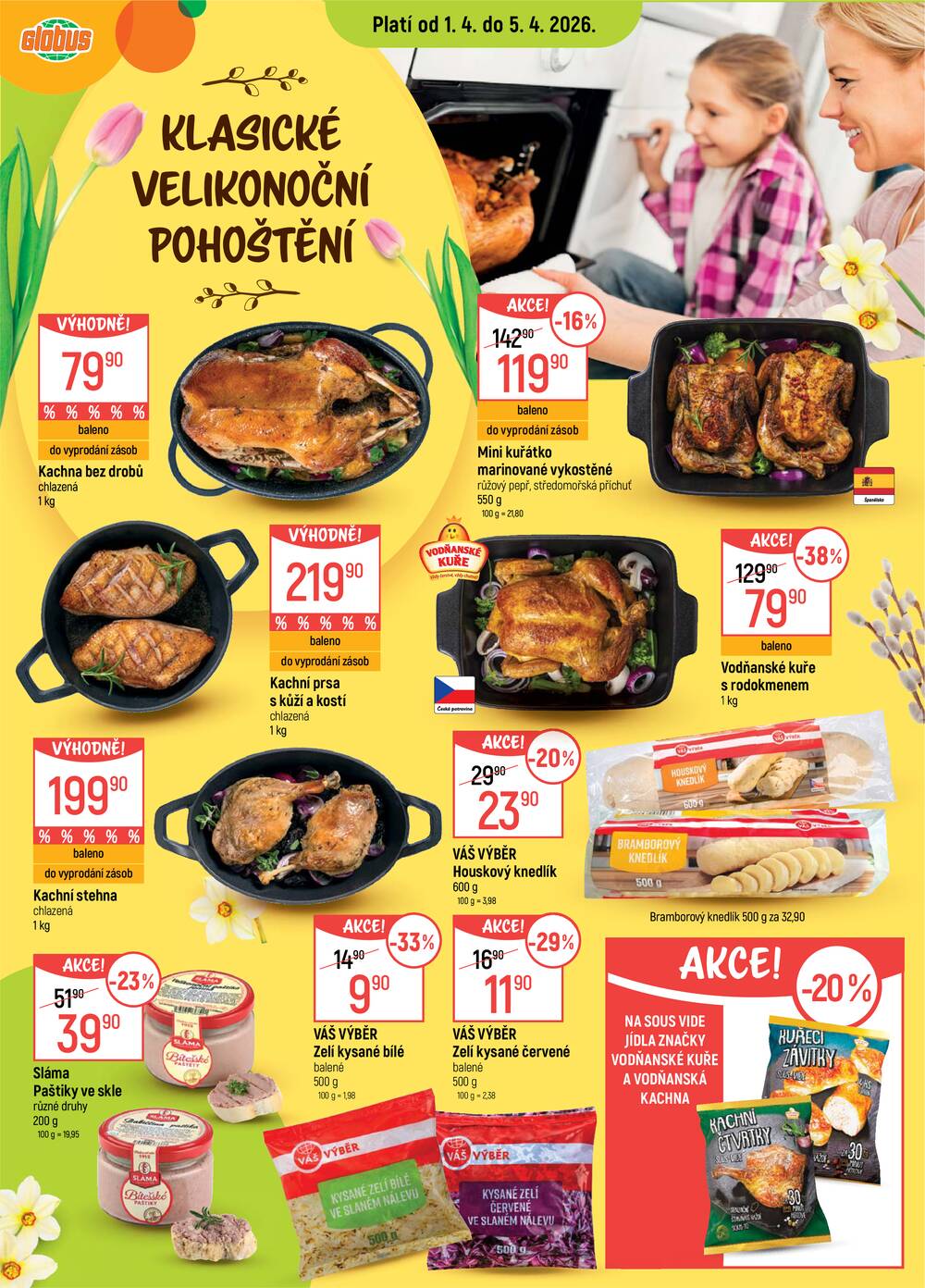 Akční leták Globus 1.4. - 7.4.2026 - Globus Olomouc