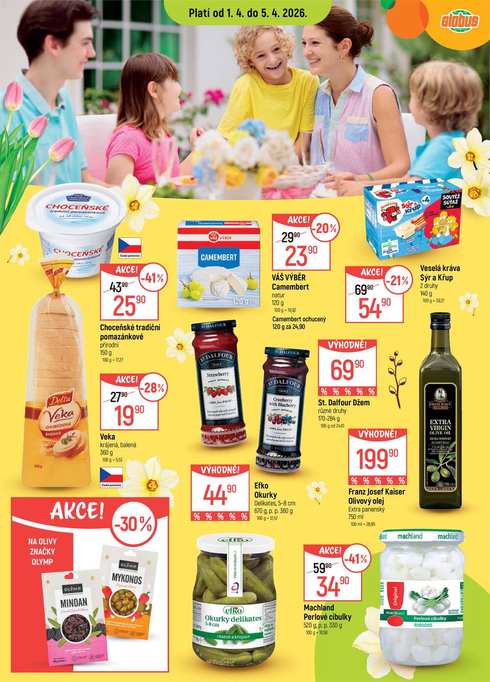 Akční leták Globus 1.4. - 7.4.2026 - Globus Olomouc