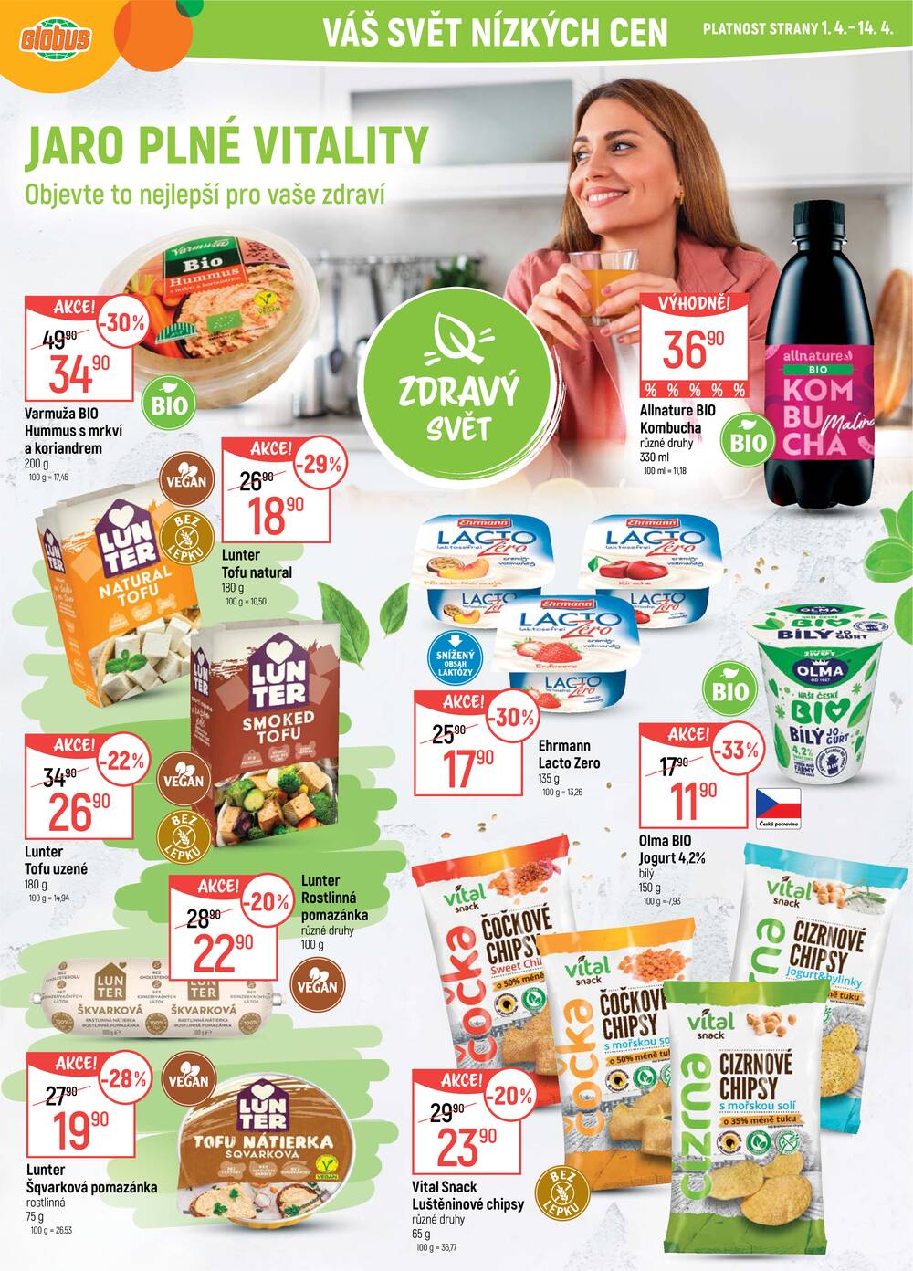 Akční leták Globus 1.4. - 7.4.2026 - Globus Olomouc