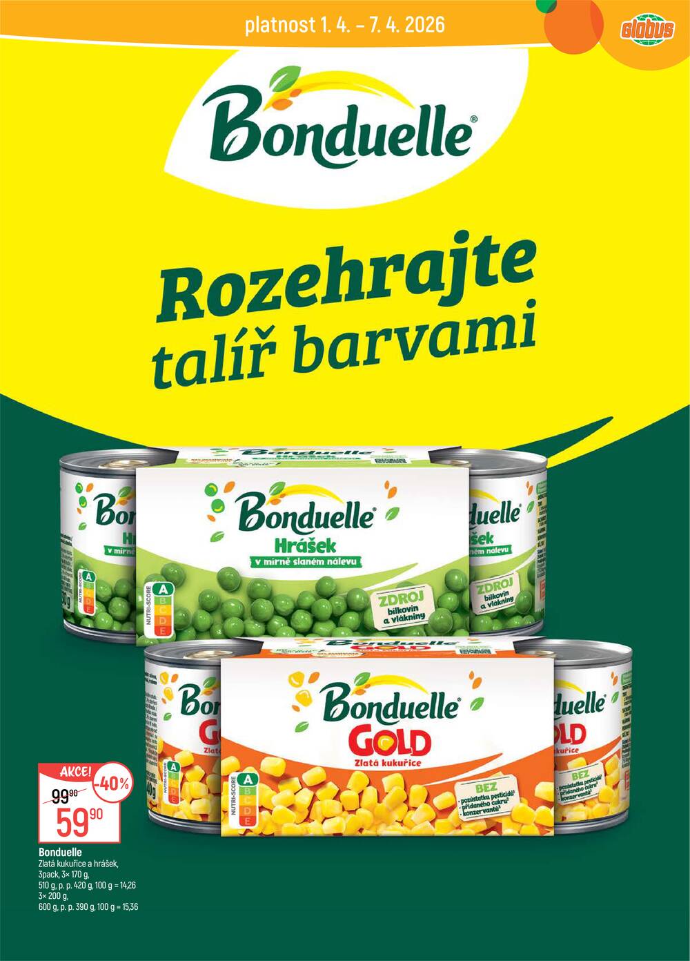 Akční leták Globus 1.4. - 7.4.2026 - Globus Olomouc