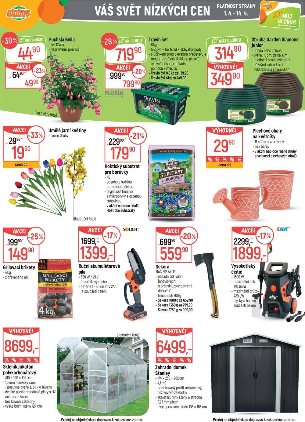 Akční leták Globus 1.4. - 7.4.2026 - Globus Opava