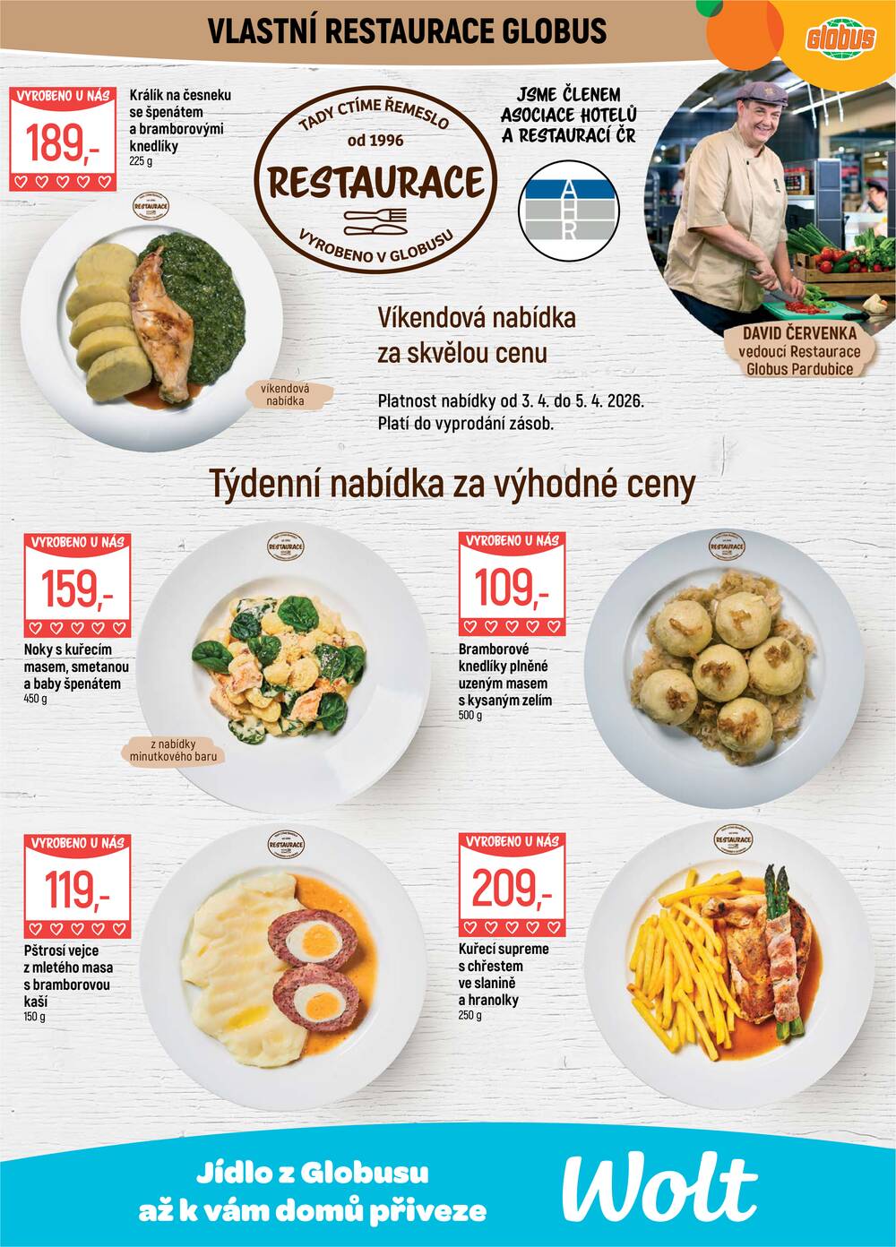 Akční leták Globus 1.4. - 7.4.2026 - Globus Pardubice