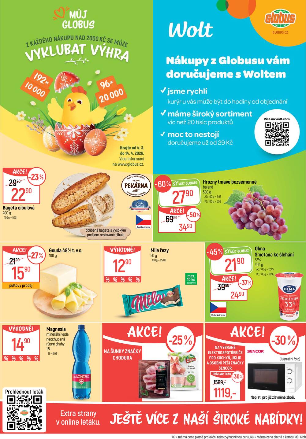 Leták Globus - Akční leták Globus 1.4. - 7.4.2026 - Globus Chotíkov u Plzně - strana 2