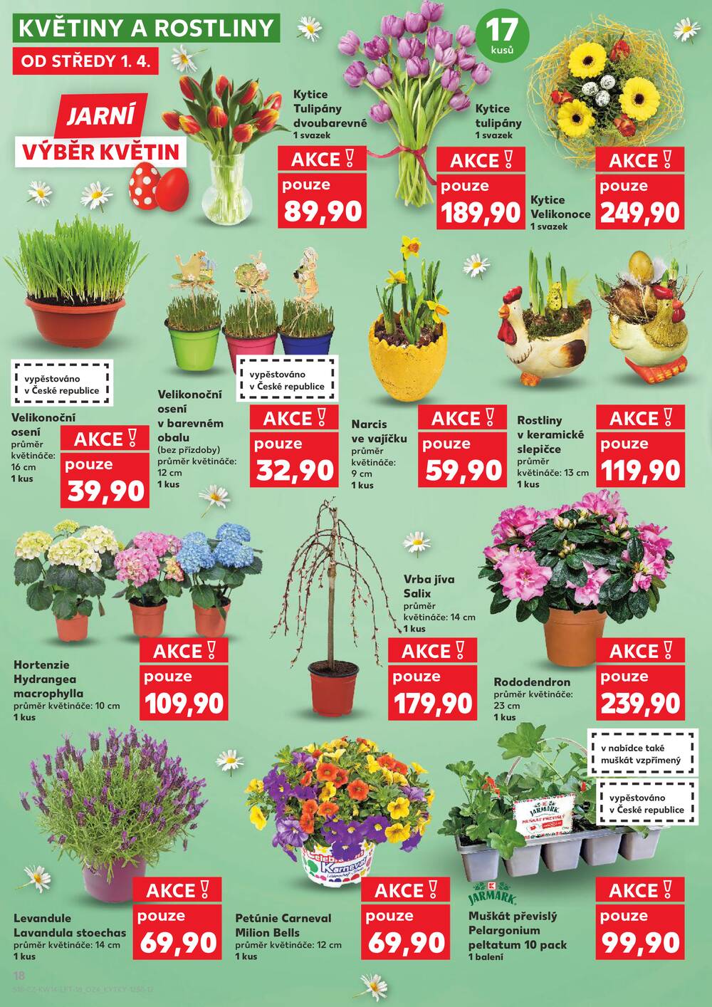 Leták Kaufland - Kaufland 1.4. - 7.4. - Kaufland - Praha - Horní Měcholupy - strana 18