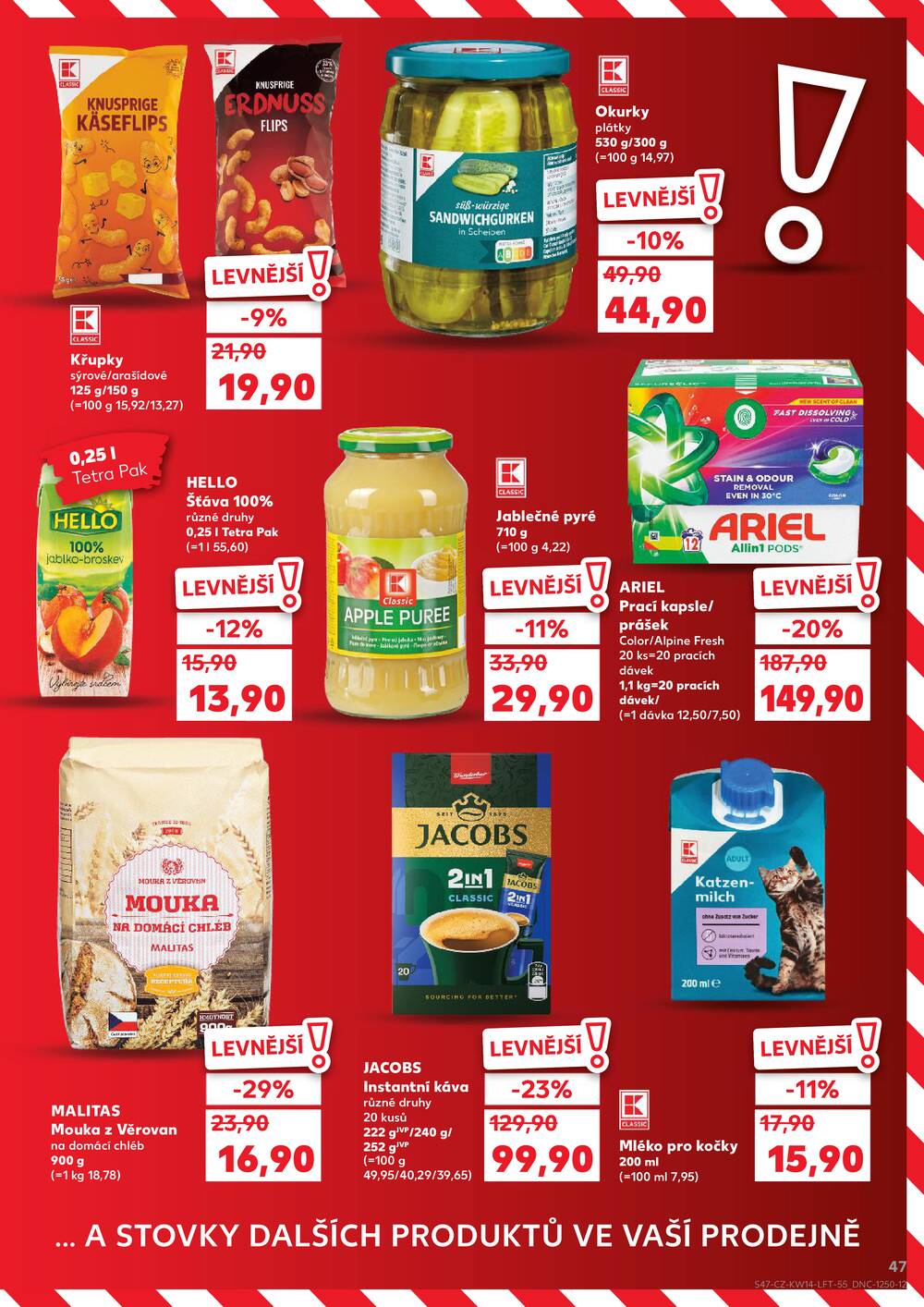 Leták Kaufland - Kaufland 1.4. - 7.4. - Kaufland - Praha - Horní Měcholupy - strana 47 Leták Kaufland - Kaufland 1.4. - 7.4. - Kaufland - Praha - Horní Měcholupy - strana 47