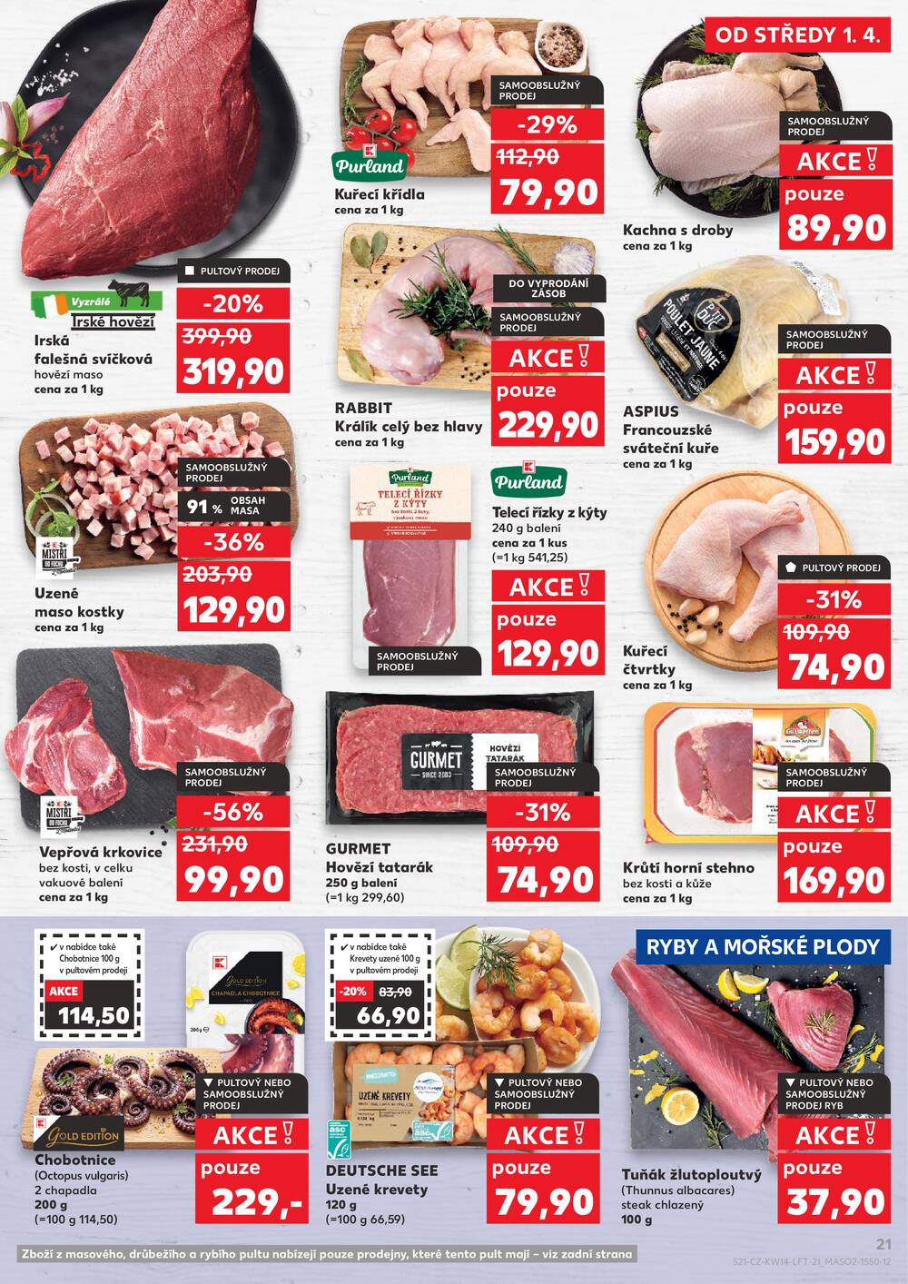 Kaufland 1.4. - 7.4. - Kaufland - Veselí nad Lužnicí - Budějovická